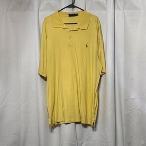 Polo by Ralph Lauren Men's Polo Shirt in Yellow
